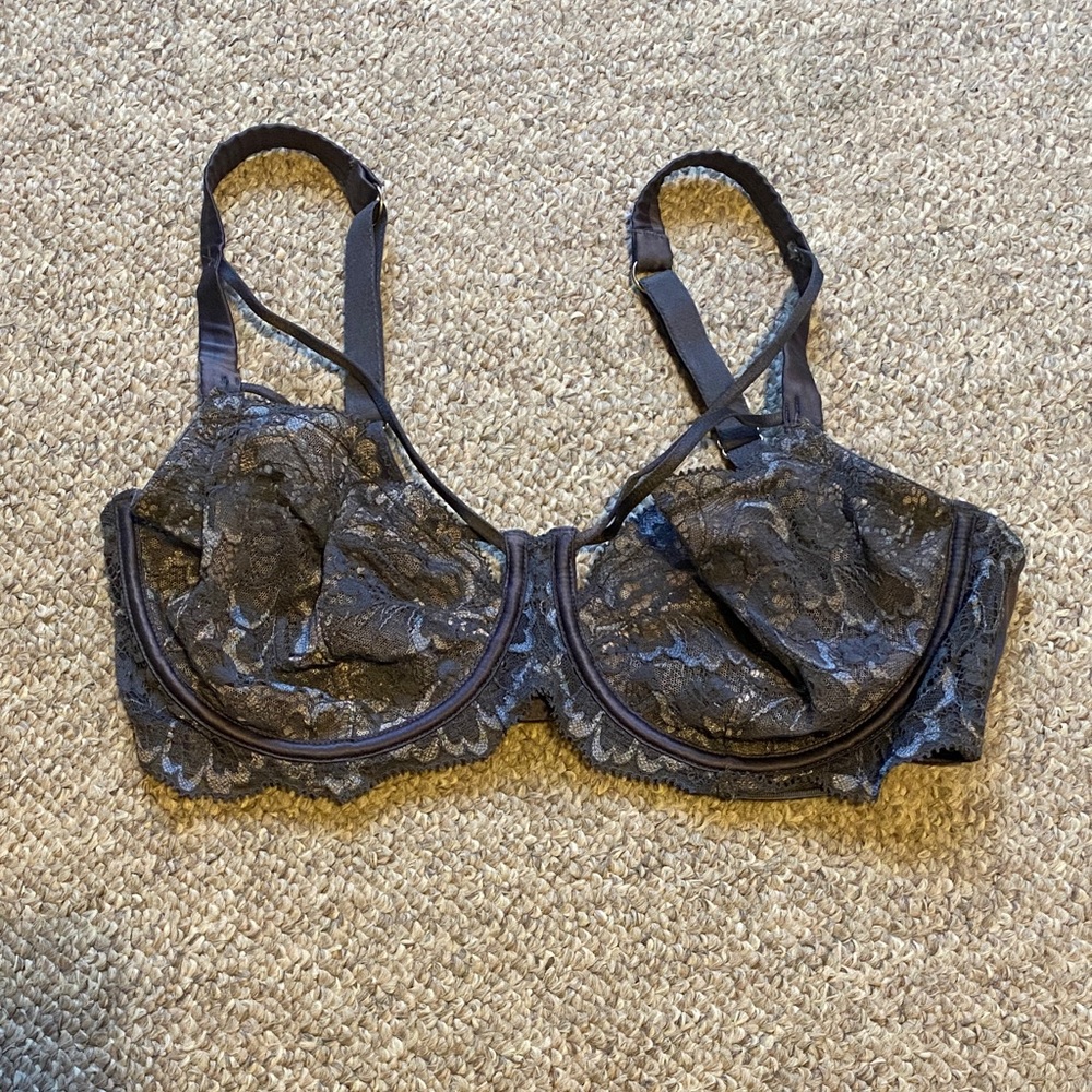 Elegant Black Lace Bra